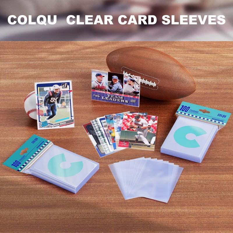 COLQU 2000ct Card Sleeves for Trading Cards  Clear Penny Sleeves  Baseball Card Sleeve  Soft Sports Card Sleeve  Plastic Card Protector Fit for MTG Game Card Standard Cards - Image 5